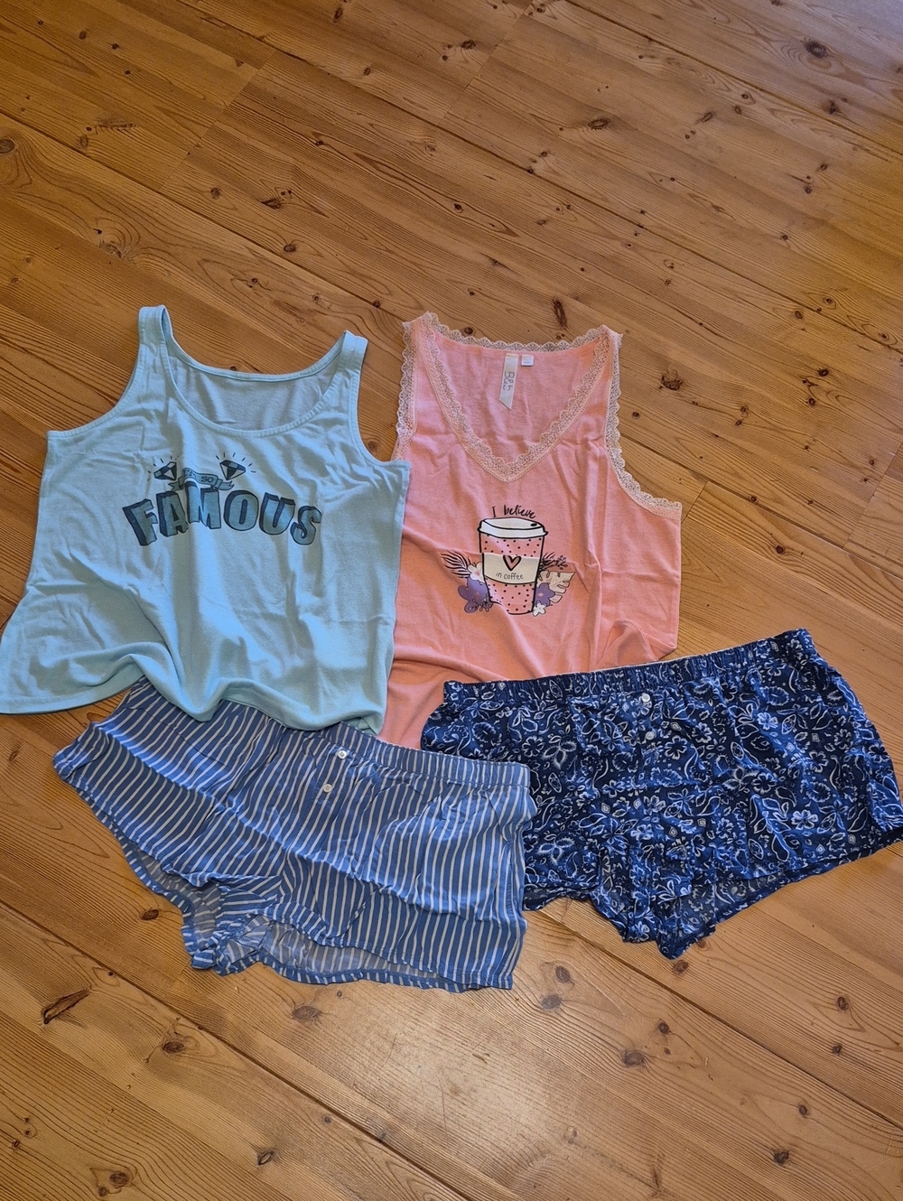 Women Pajama Sets - Cute Tank Tops & Shorts